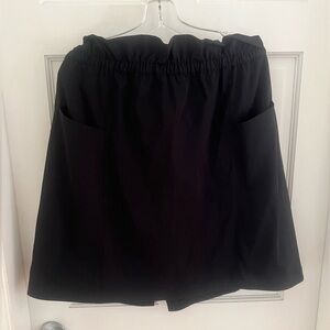 Lululemon Athletica Black Ruffle Waist Skirt